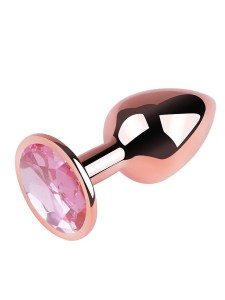 Diamond Rose Gold Butt Plug Large- AT 1219-1